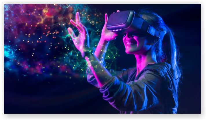 The virtual reality 