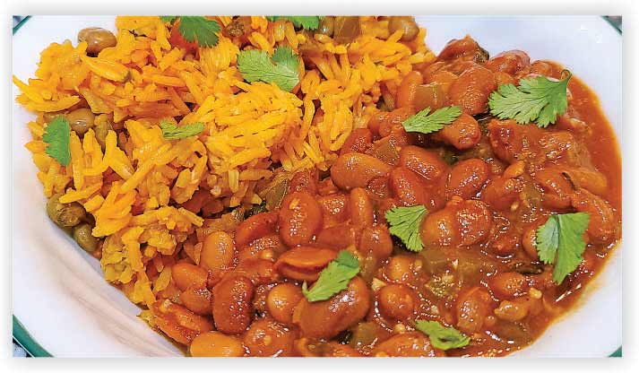 Puerto Rican Rice and Beans 