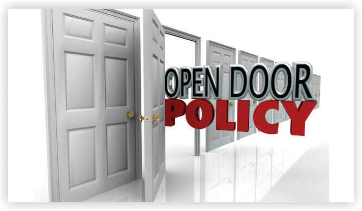 An Open Door Policy