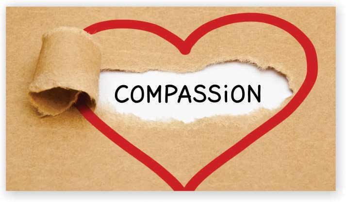 ACT WITH COMPASSION: 