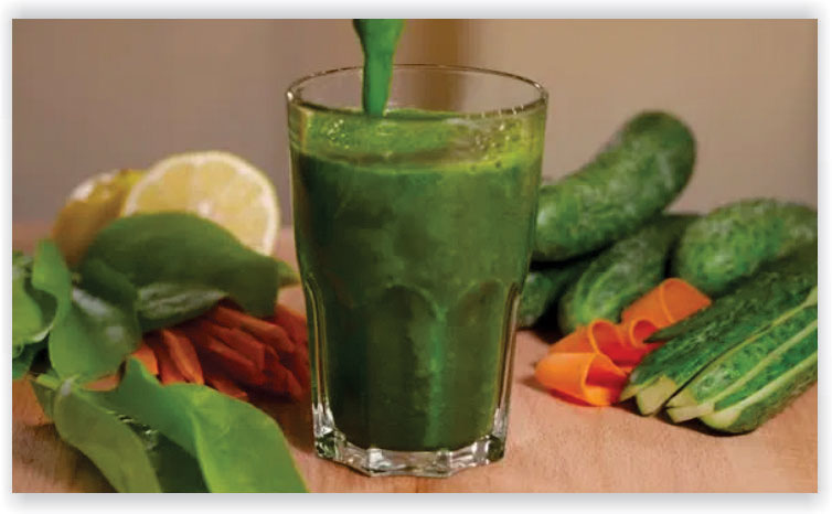 Cucumber and Spinach Juice
