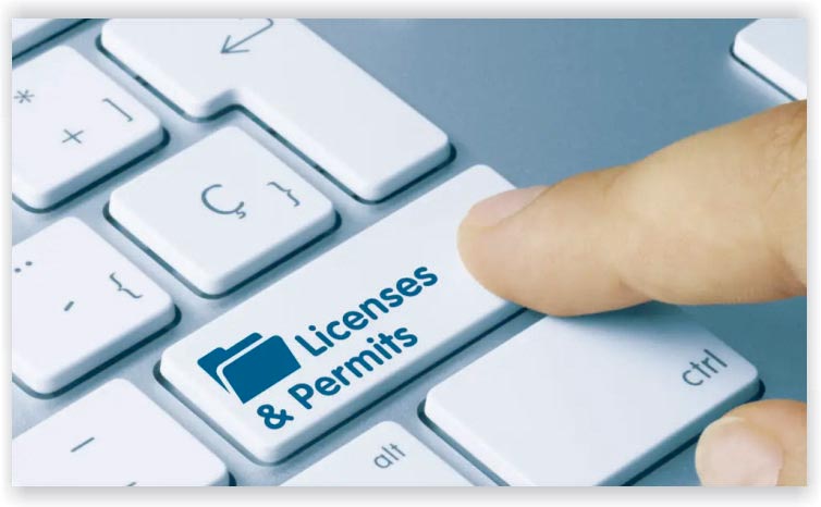 Get the relevant licences and permits