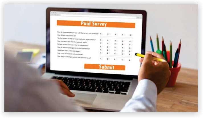 Earning through Survey Sites