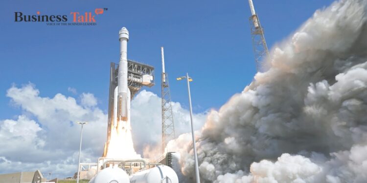 Boeing Starliner launches for the first time carrying NASA astronauts to the ISS